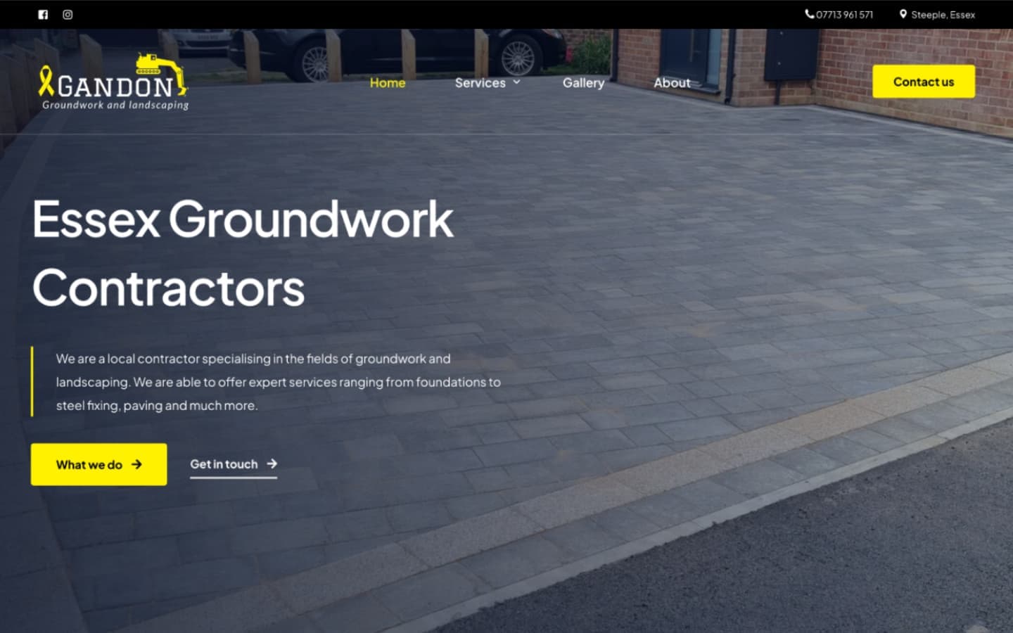 Gandon Groundwork website